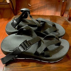 Chaco Backless Black Sandals